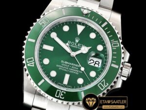 ROLSUB0238 - Submariner 116610LV SSSS Green V8 Noob A2836 - 01.jpg